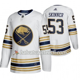 Miesten NHL Buffalo Sabres Pelipaita Jeff Skinner 53 50th Anniversary Adidas 2019-20 Valkoinen Authentic